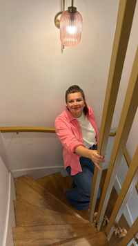 SURCHEMISE MOLLETON, boutique mode femme, auxerre, au cerf volant concept store, jean large, t-shirt blanc, boutique créateurs