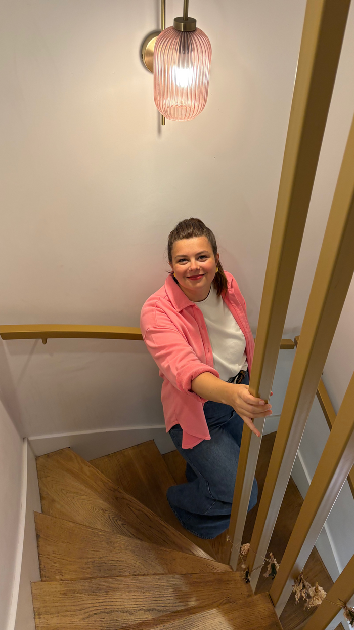 SURCHEMISE MOLLETON, boutique mode femme, auxerre, au cerf volant concept store, jean large, t-shirt blanc, boutique créateurs