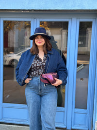 Veste en jean automne, mode femme, boutique femme auxerre, mode auxerre, magasin auxerre, frnch paris 