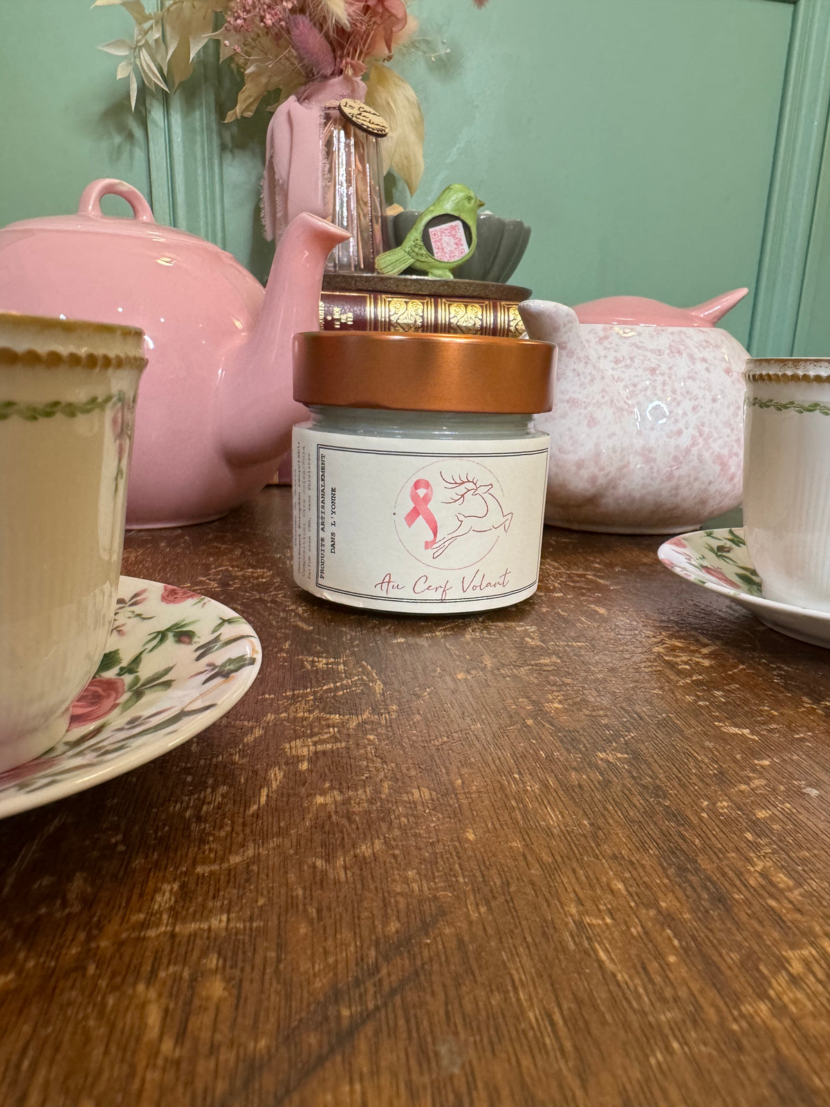 bougie végétale, parfum de grasse, caramel, myrtille, mûre, bourgogne, au cerf volant auxerre, créatrice locale